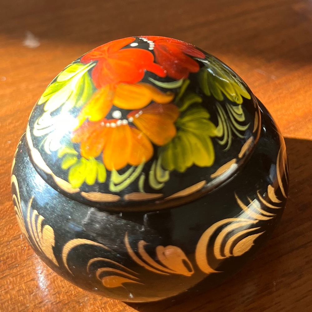 Handcrafted Floral Accent Box - Picture 6 of 9